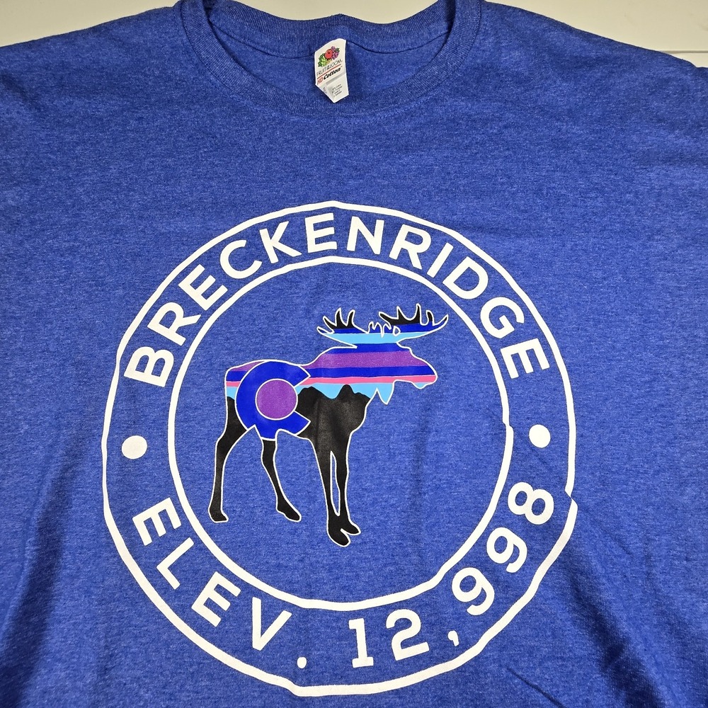 Vintage Breckenridge T Shirt Mens Size XL Fruit of the Loom HD Cotton 2005